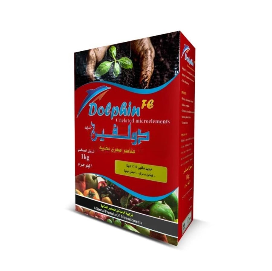 دولفين حديد مخلبي 12 لعلاج نقص الحديد 1 كجم