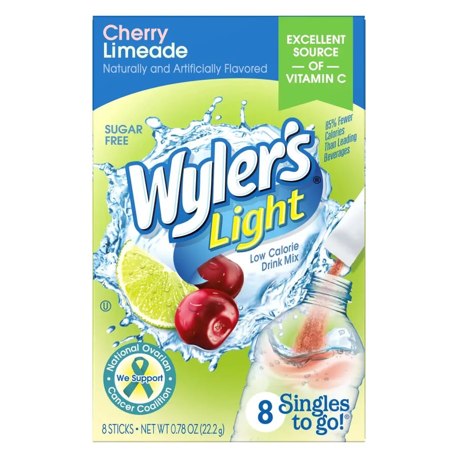 WYLER`S LIGHT CHERRY LIMEADDE