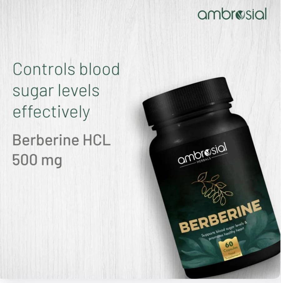 Ambrosial Berberine HCL 500mg