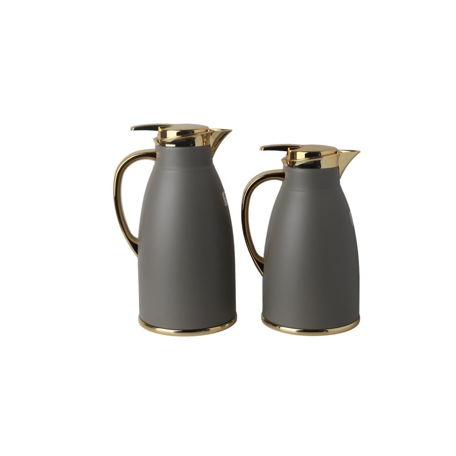 Thermos 2 pieces the set (dark gray)