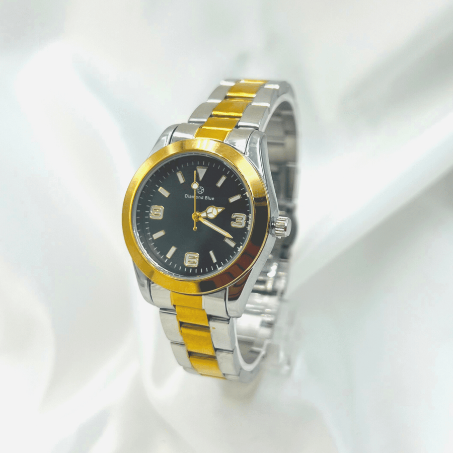 Women's watch, attractive - (Diamond Blue) 10-5