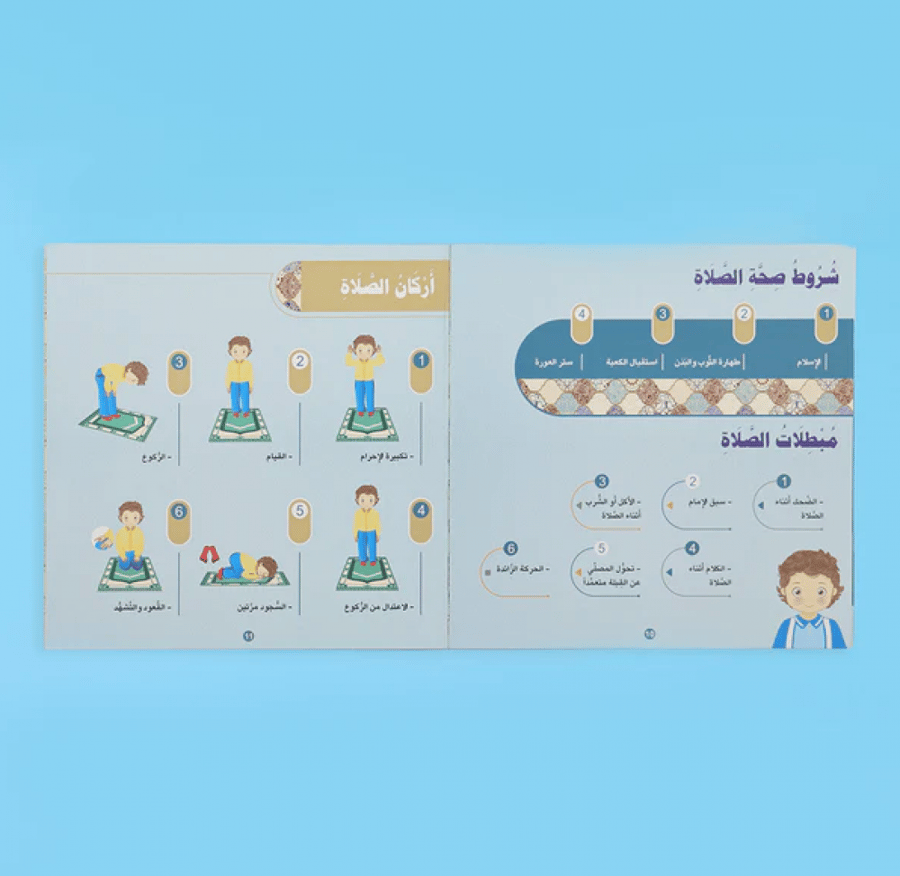الوضوء والصلاة : خطوة خطوة للفتيان