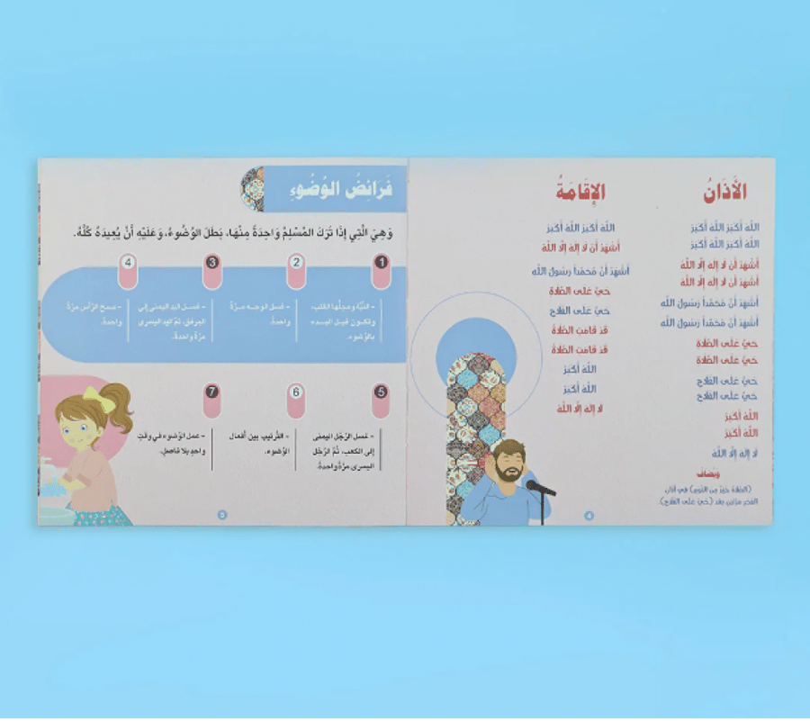 الوضوء والصلاة : خطوة خطوة للفتيان