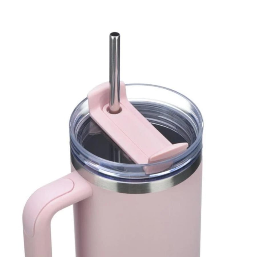 كوب الرحلات من بريم 40 أونص, وردي | brim Baby Pink Travel Mug