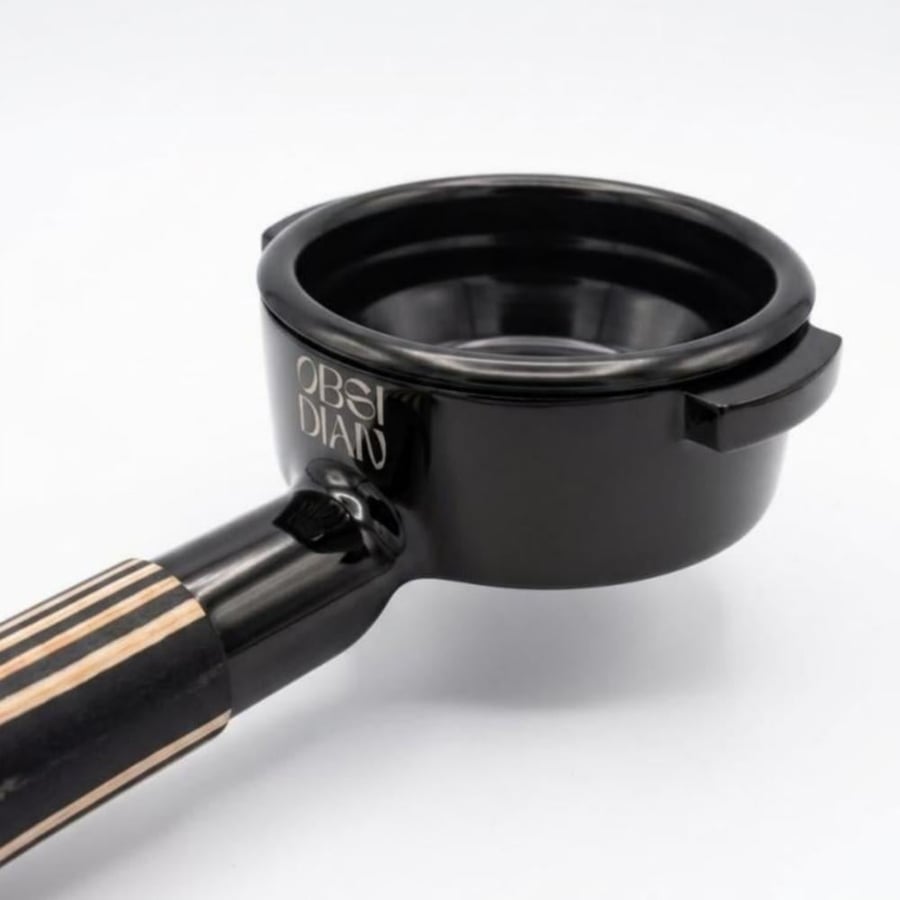 بورتافلتر أوبسيدين OB3 لمكائن قروب E61 58mm, أسود خشبي