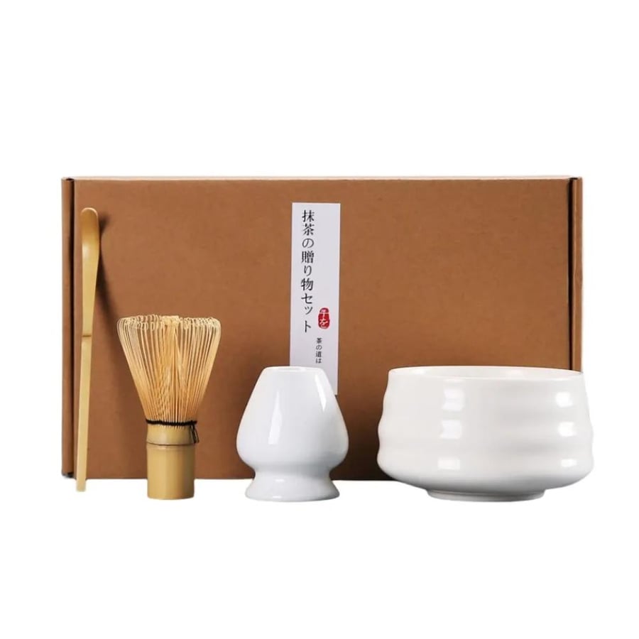 مجموعة أدوات الماتشا , أبيض | Matcha Set