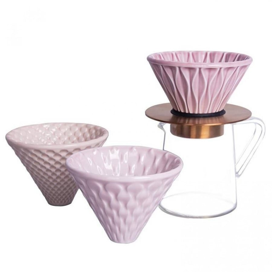 مجموعة التحضير - Loveramics Dripper Set Pink