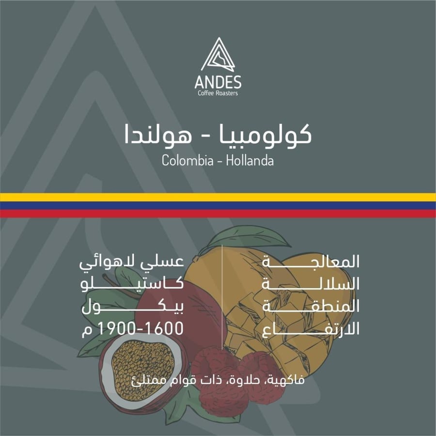 محمصة أنديز - كولومبيا هولاندا 250g