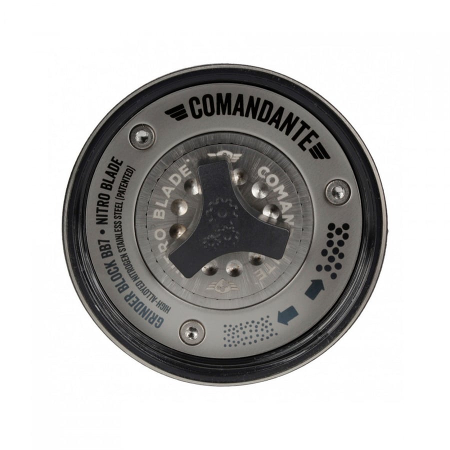 طاحونة كوماندانتي اليدوية | Comandante C40 Nitro Blade Grinder Black MK4