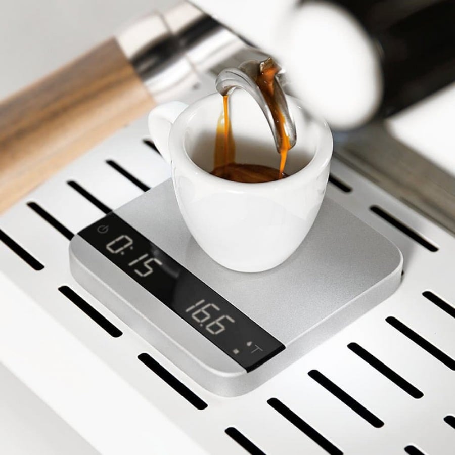 ميزان قهوة اكايا لونار الذكي , فضي | Acaia Lunar Coffee Scale