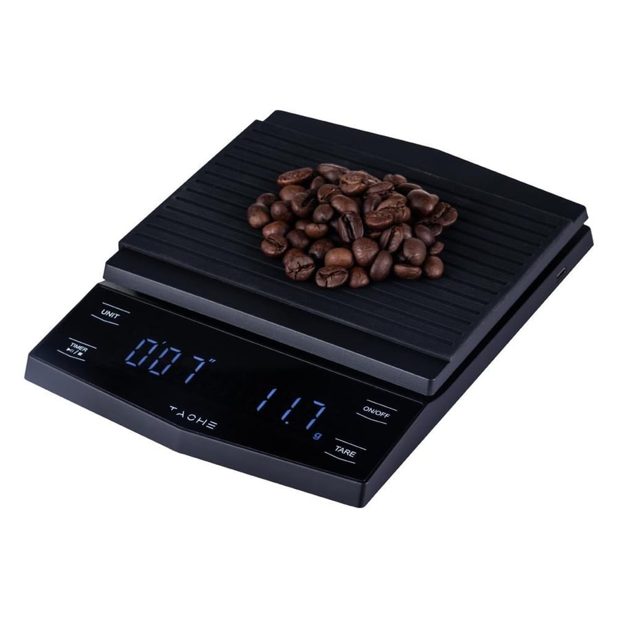 ميزان تاش مع مؤقت | Tache Scale and Timer Black