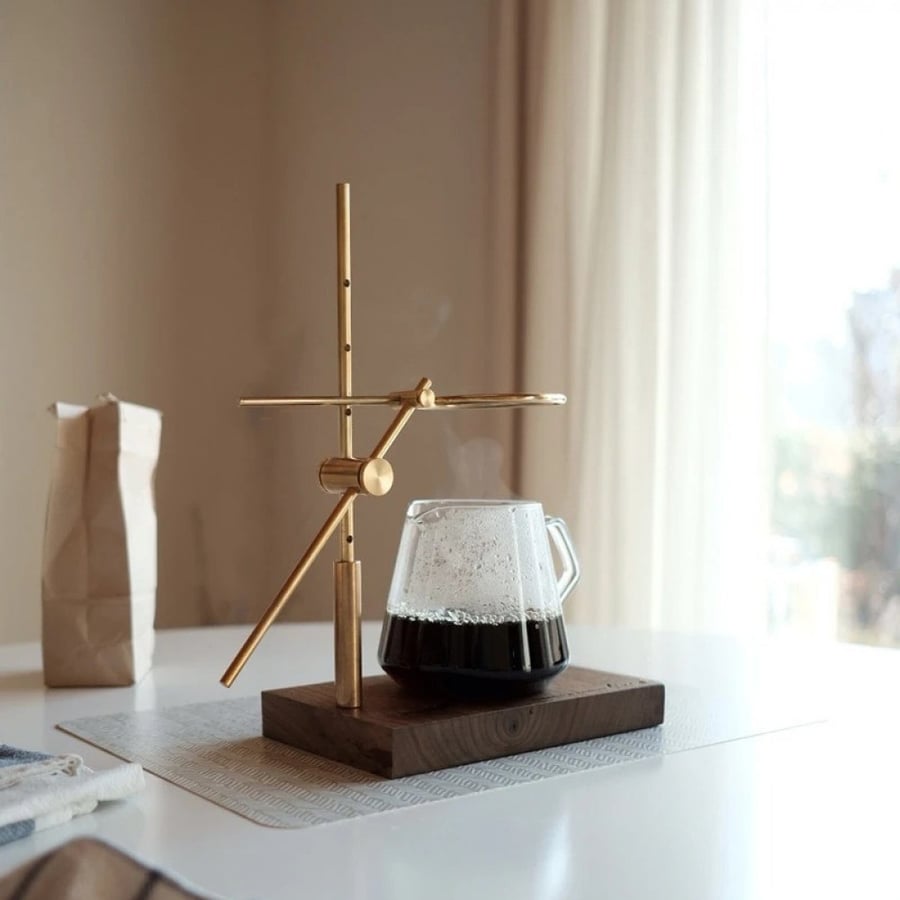 مجموعة تقطير هولزكلوتز الذهبي 02 | HOLZKLOTZ Line dripstand Gold Full Set 02