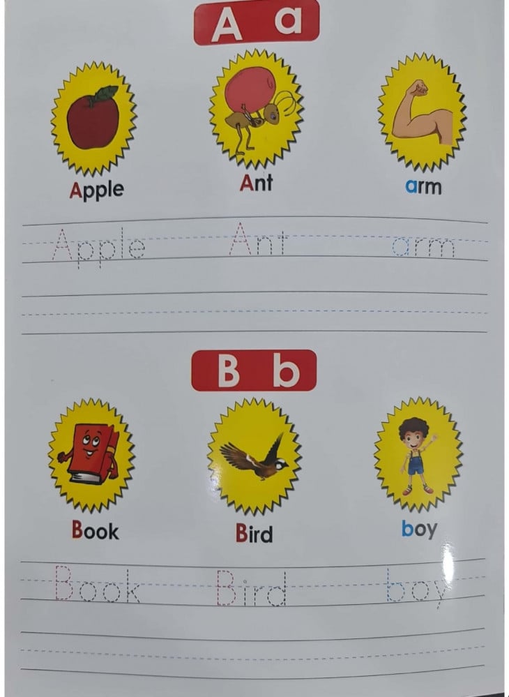 كتاب تعليم الكلمات الانجليزية للأطفال - اكتب وامسح