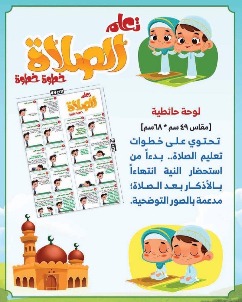 تعلم الصلاة خطوة خطوة