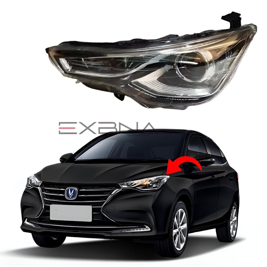 Changan ship headlight, front left, replica