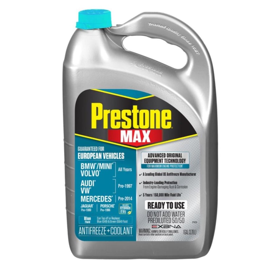 Preston Blue 50/50 Radiator Coolant, Made in the USA