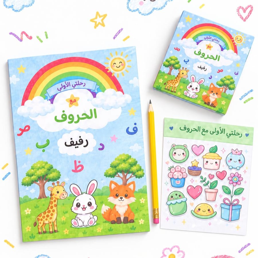 عرض اليوم الوطني للبكجات حروف ١ - حروف ٢ - أرقام ١
