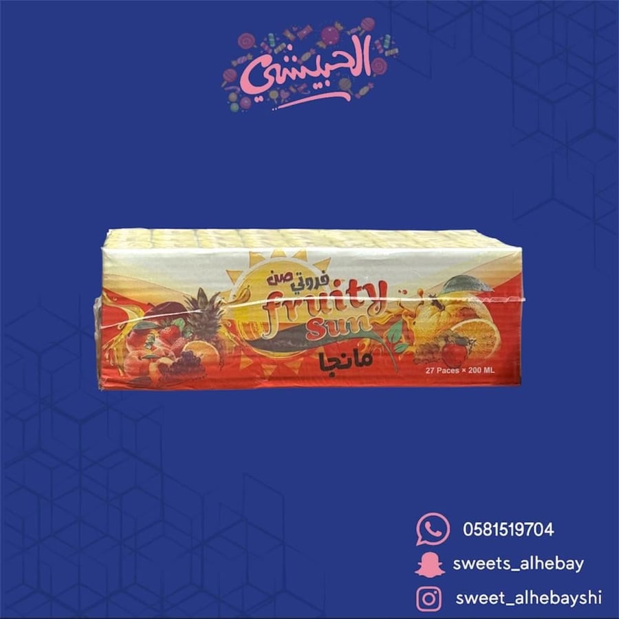 نكتار فروتي صن مانجا (200×27حبه)