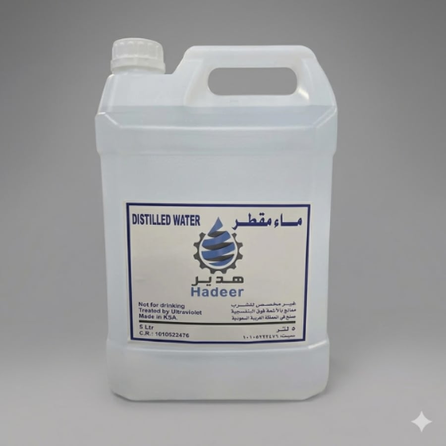 ماء مقطر هدير 5 لتر