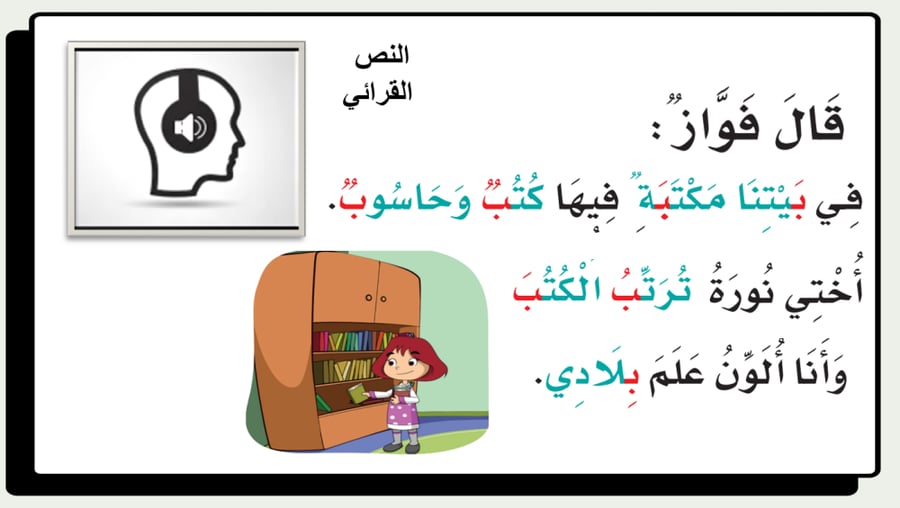 اول ابتدائي لغتي الفصل الدراسي الاول