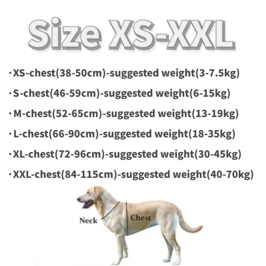 صدرية للكلاب الكبيرة أزرق XXL