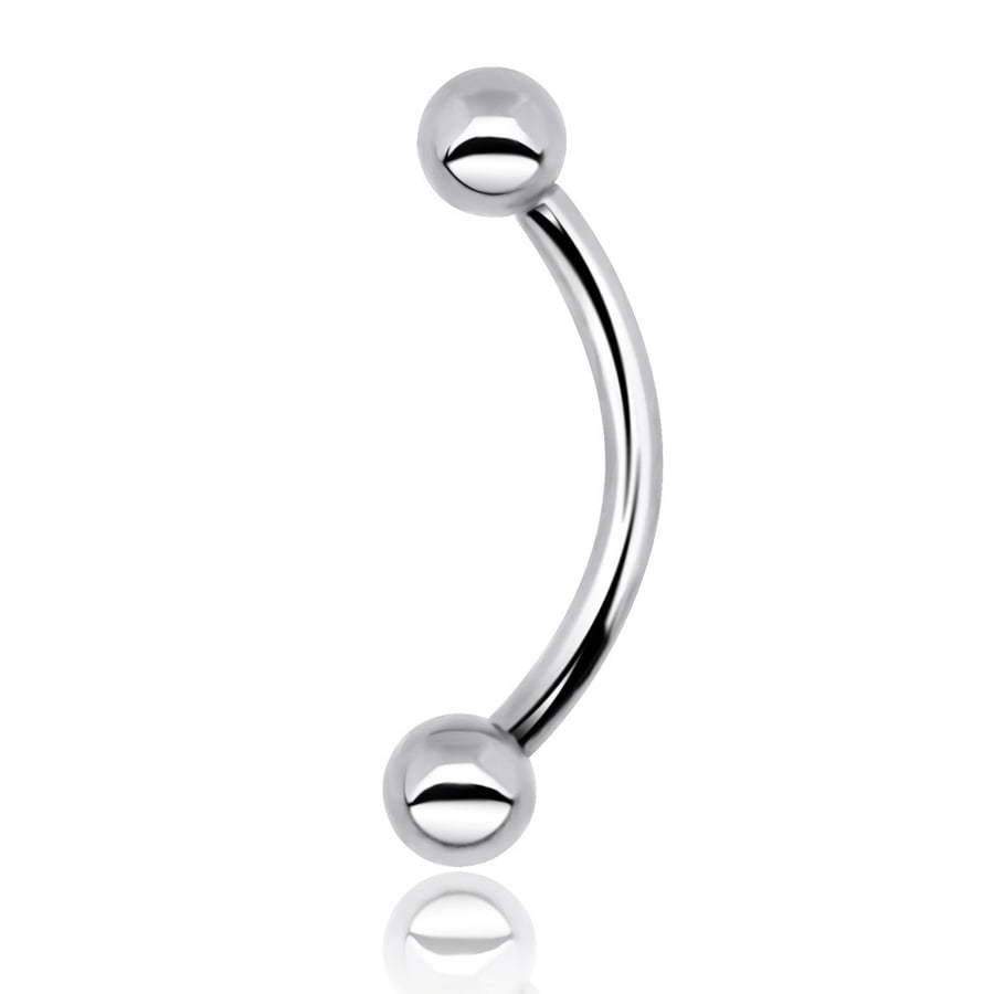 Eve eyebrow piercing ring - double bar EB02