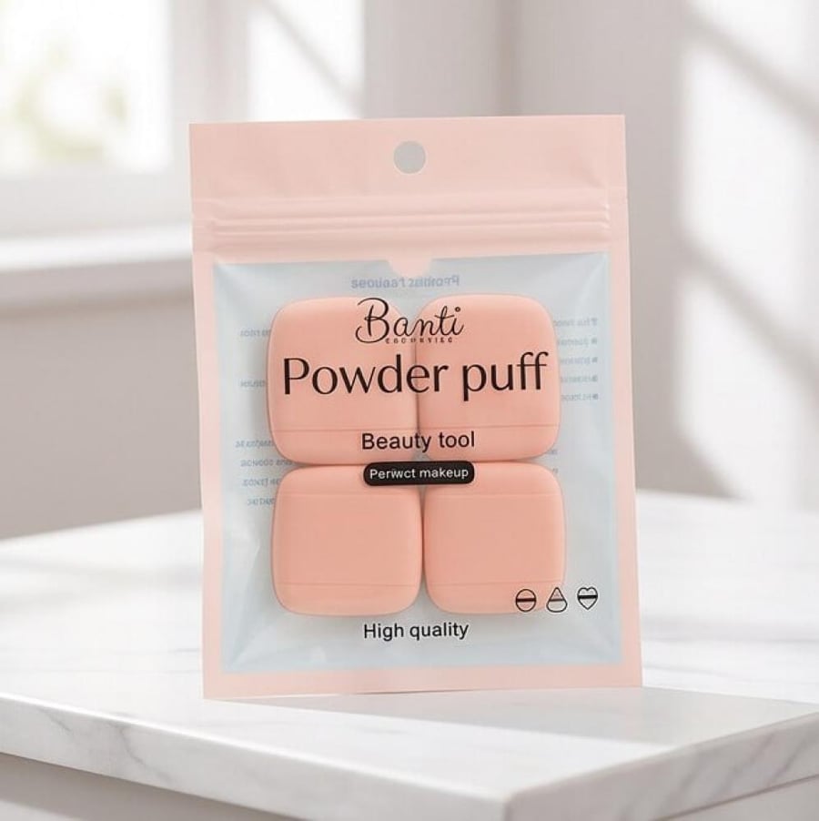 بيوتى بلندر صغير من بانتي (Powder Puff)  – 4 قطع