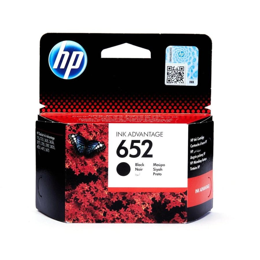 Printer ink 652 black HP