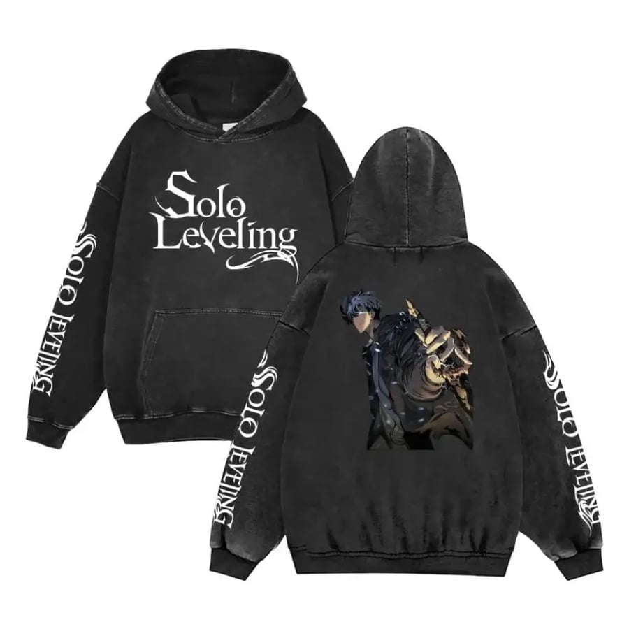 Solo Leveling Anime Hoodie - بلوفر سولو ليفلينج