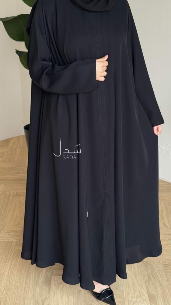 عباية نواعم دبل كلوش سوداء