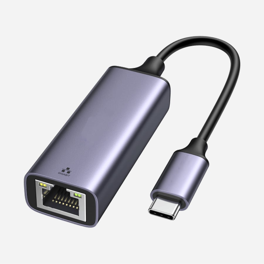موصل ايثرنت USB-C تايب سي تصل سرعته الى 1000 ميغابايت Ethernet Connect