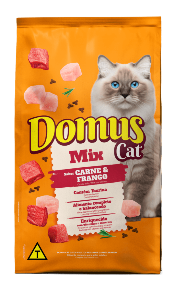 Domus Cat طعام جاف للقطط بخليط من النكهات 1 كيلو