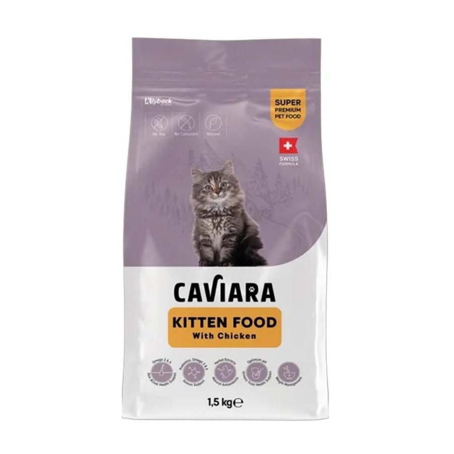 Caviara with Chicken Dry Kitten Food