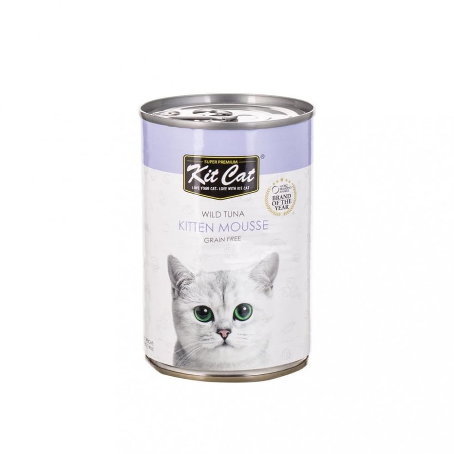 Kit Cat اكل رطب للقطط الصغيرة مهروس بنكهة التونا 400 غرام