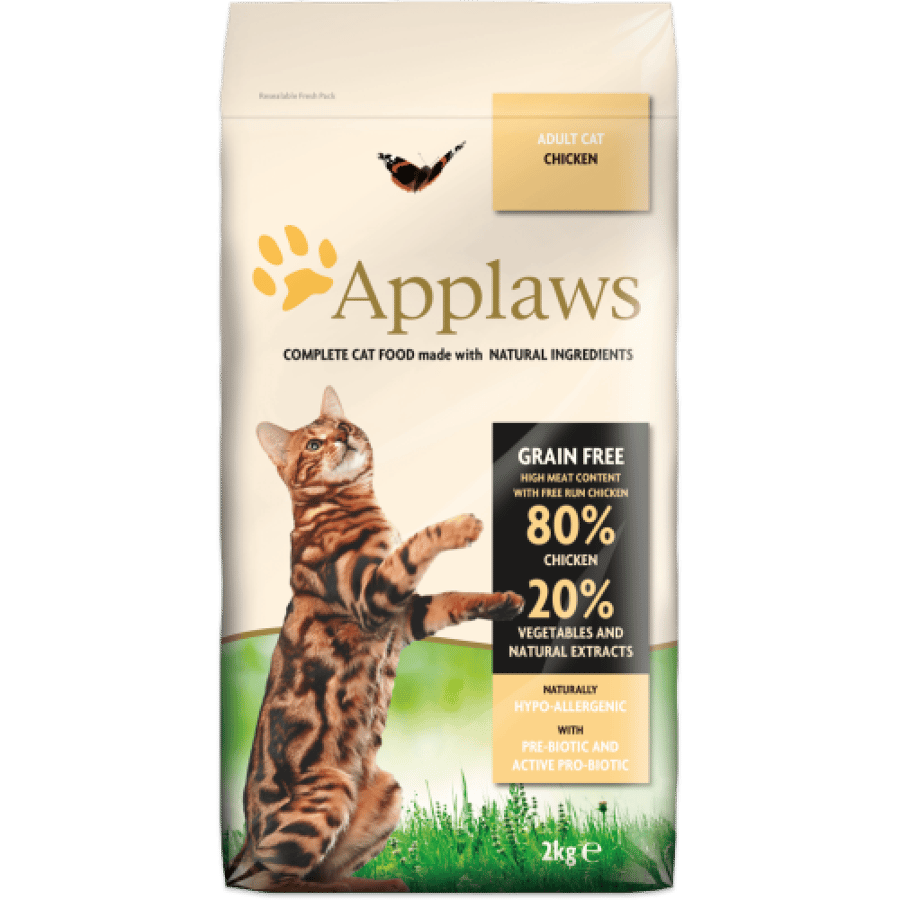 Applaws ابلاوز اكل جاف للقطط البالغه بالدجاج