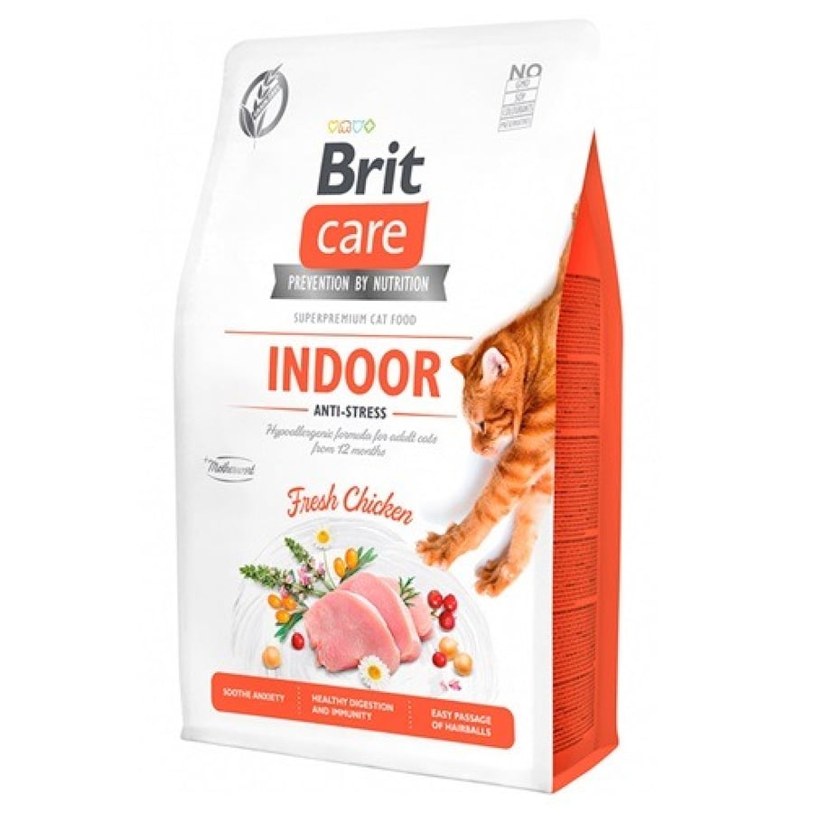 Brit  اكل جاف للقطط لداخل المنزل مضاد للاجهاد 2 كيلو
