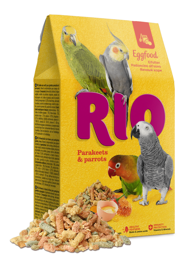 Rio فيتامينات لطيور الببغاء بالبيض والعسل 250 غرام