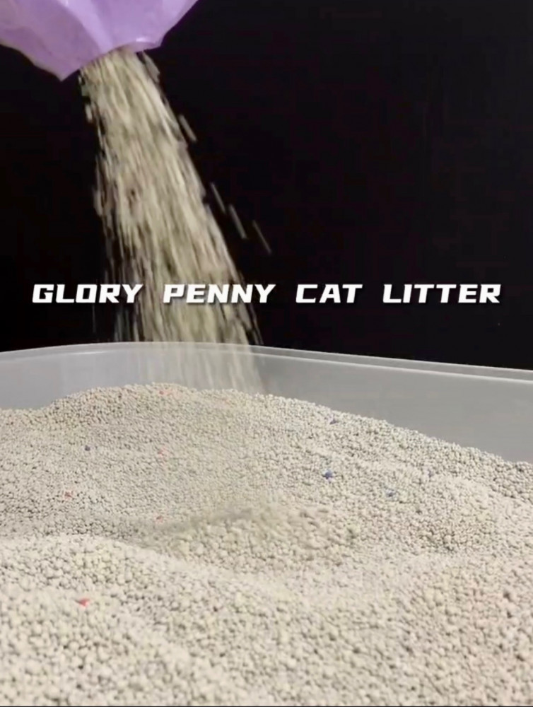 Glory Penny 10L رمل القطط برائحة الليمون