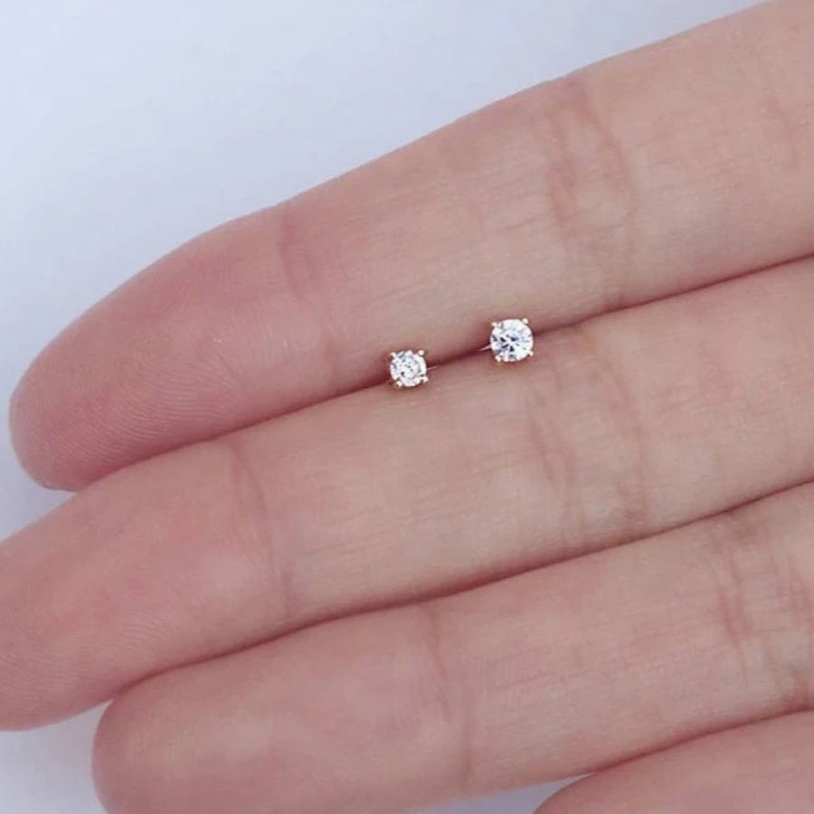 طقم فردتين بمقاسات مختلفة 3MM-2MM قفل فراشة