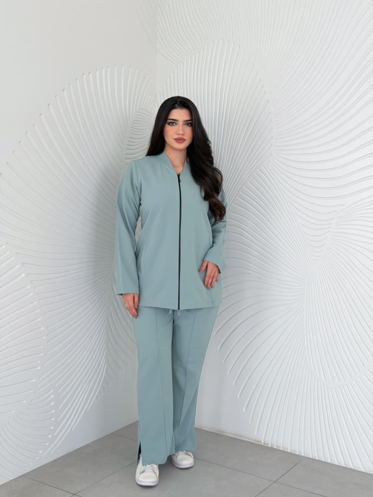 جاكت لون Light Green - موديل رقم ٢