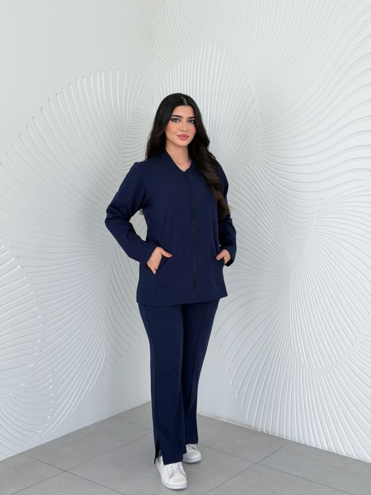 جاكت لون Navy Blue - موديل رقم ٢