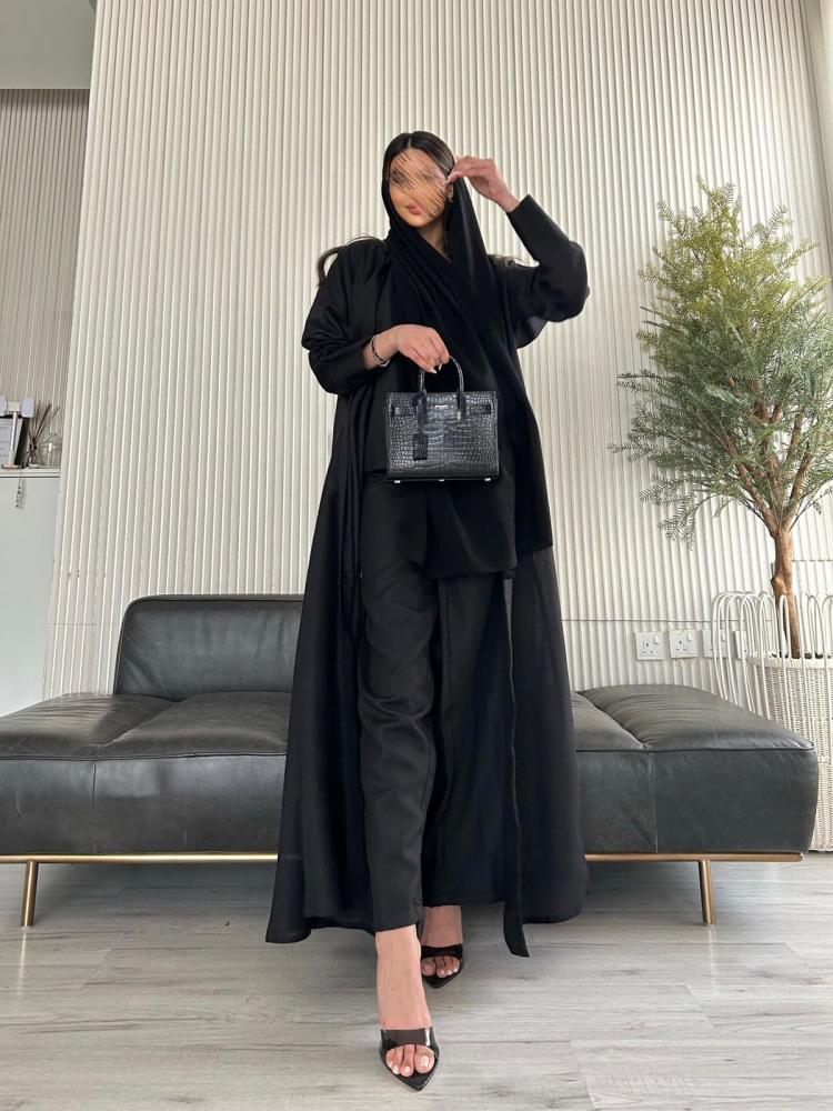 عباية لينن بلاك