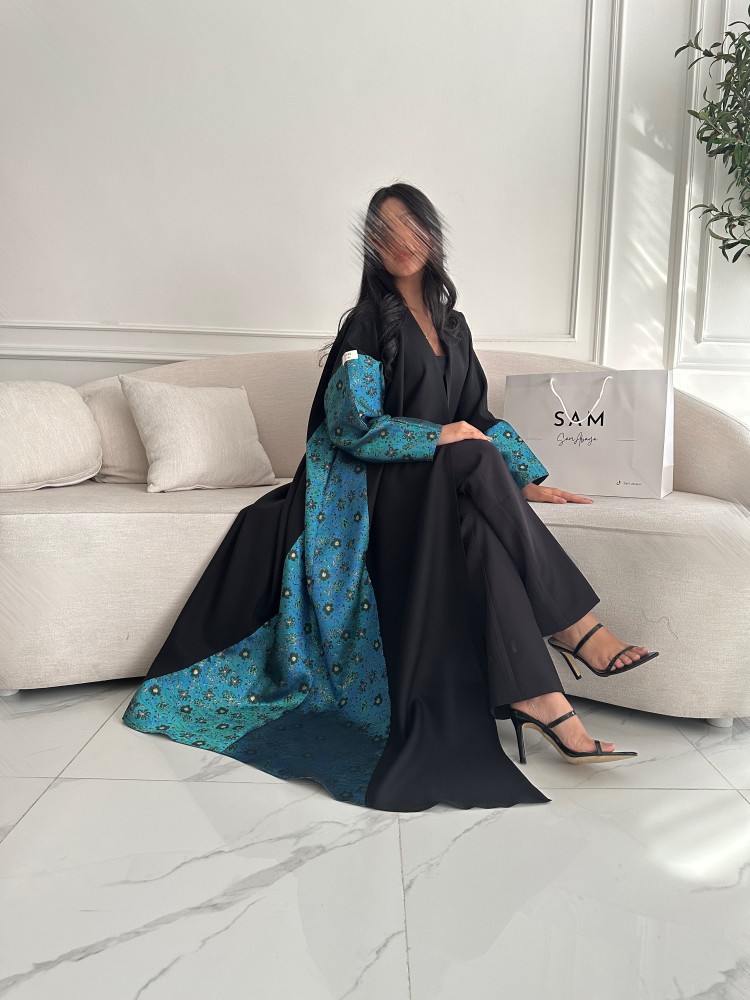 عباية تركواز