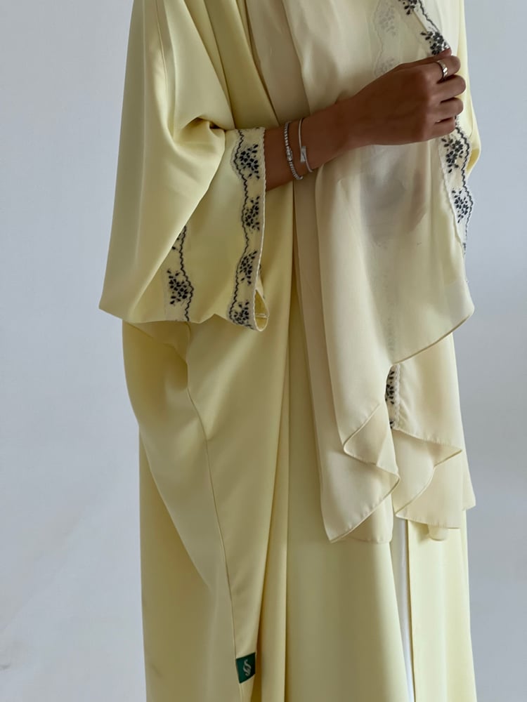 Yellow Butter Abaya