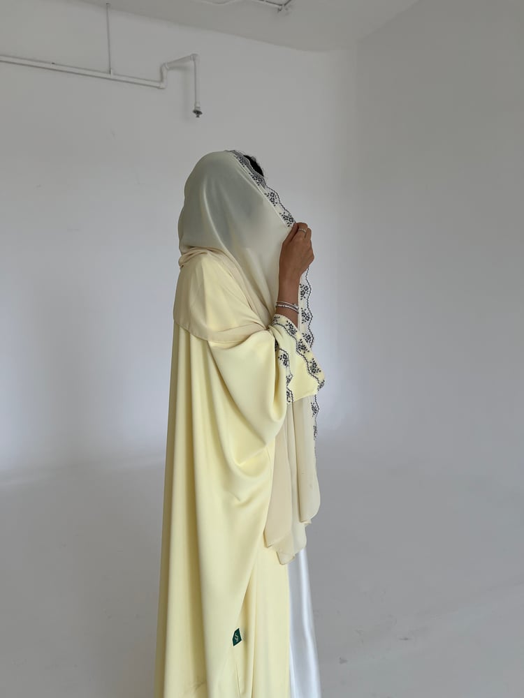 Yellow Butter Abaya
