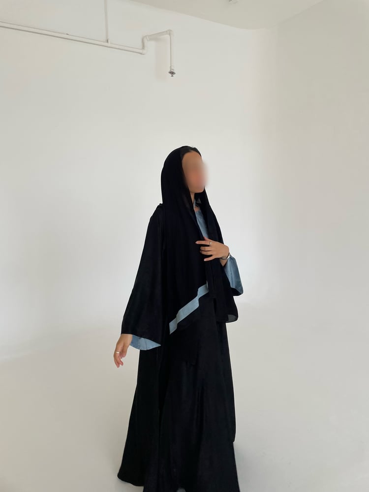 Silk Jacquard Abaya & Dress Set