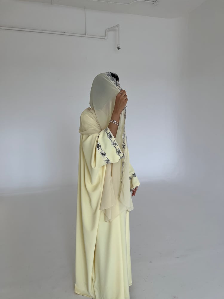 Yellow Butter Abaya