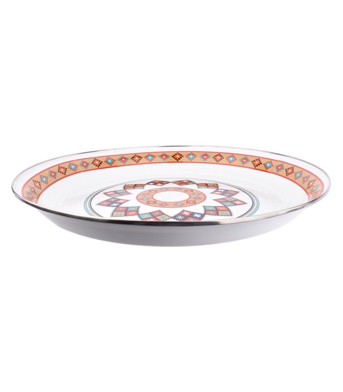 تباسي غضار نقشه نجرانيه 45 ابيض سم SH19508