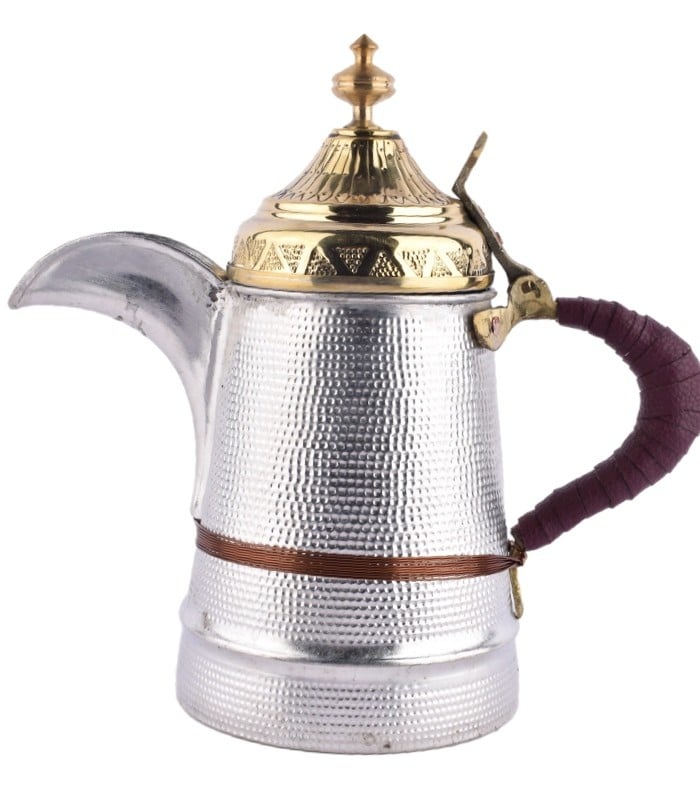 مفواح فضي غطاء ذهبي حب رمان صغير HEB
