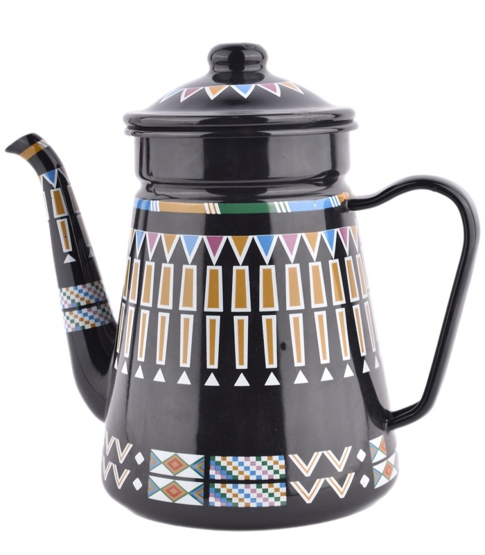 دلة غضار اسود 1500 ملي 2250.